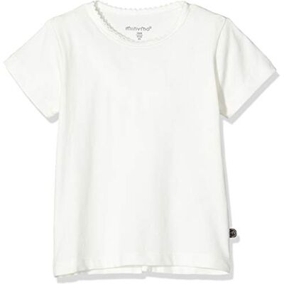 MINYMO Baby Mädchen Basic 33 -T-Shirt (2-Pack), Weiß, 86 EU MINYMO Baby Mädchen Basic 33 -T-Shirt (2-Pack), Weiß, 86 EU