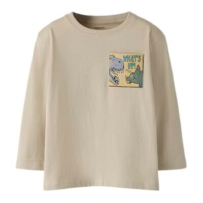 NAME IT Jungen Nmmsikalasi Ls Nreg Top, Peyote, 98 cm NAME IT Jungen Nmmsikalasi Ls Nreg Top, Peyote, 98 cm