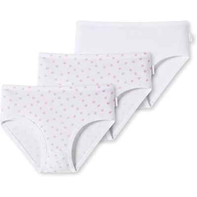 Schiesser Mädchen 3 Pack Slips Unterwäsche Feinripp 100% Organic Bio Baumwolle Größe 92 bis 140 Schiesser Mädchen 3 Pack Slips Unterwäsche Feinripp 100% Organic Bio Baumwolle Größe 92 bis 140
