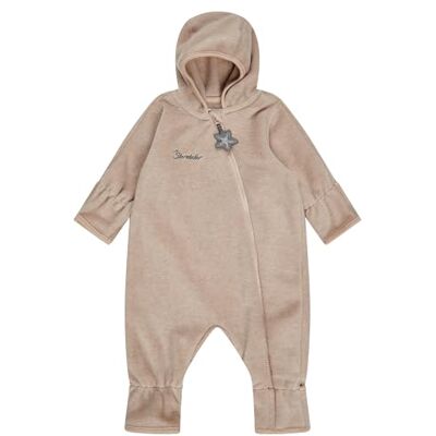 Sterntaler Baby Overall Fleece Unisex Jumpsuit aus Microfleece Stickerei, Reißverschluss, sowie Hand- und Fußstulpen beige, 74 Sterntaler Baby Overall Fleece Unisex Jumpsuit aus Microfleece Stickerei, Reißverschluss, sowie Hand- und Fußstulpen beige, 74