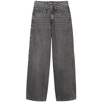 TOM TAILOR Mädchen Kinder Wide Leg Fit Jeans , 10219 Used Mid Stone Grey Denim, 170 TOM TAILOR Mädchen Kinder Wide Leg Fit Jeans , 10219 Used Mid Stone Grey Denim, 170