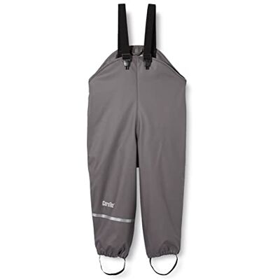 CareTec Unisex Kinder Rain Overall PU Regenhose, Grau, 116 EU CareTec Unisex Kinder Rain Overall PU Regenhose, Grau, 116 EU