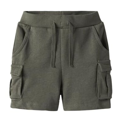 NAME IT Jungen Nmmoli Sweat Shorts Unb Noos, Dusty Olive, 110 EU NAME IT Jungen Nmmoli Sweat Shorts Unb Noos, Dusty Olive, 110 EU