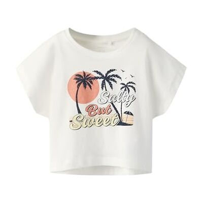 NAME IT Mädchen Nkfvilma Capsl Crop Top F1 Noos, Cloud Dancer, 116 cm NAME IT Mädchen Nkfvilma Capsl Crop Top F1 Noos, Cloud Dancer, 116 cm