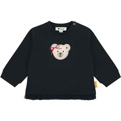 Steiff Sweatshirt EU Größe 86 Navy, Langarm-Sweatshirt, Longsleeve für Kinder, Pullover langärmelig, Babyoberteil, ideales Basic Shirt, bequem und weich, waschmaschinenfest Steiff Sweatshirt EU Größe 86 Navy, Langarm-Sweatshirt, Longsleeve für Kinder, Pullover langärmelig, Babyoberteil, ideales Basic Shirt, bequem und weich, waschmaschinenfest
