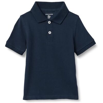 Amazon Essentials Jungen Kurzärmlige Piqué-Poloshirts Für Schuluniformen, Marineblau, 9 Jahre Amazon Essentials Jungen Kurzärmlige Piqué-Poloshirts Für Schuluniformen, Marineblau, 9 Jahre