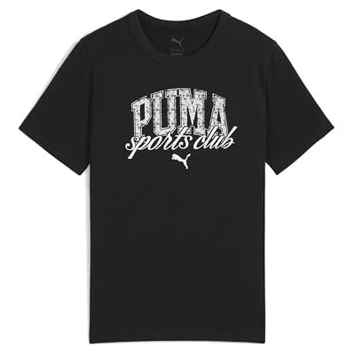 Puma Jungen Class Graphic Tee B T-Shirts, Black, 140 EU Puma Jungen Class Graphic Tee B T-Shirts, Black, 140 EU
