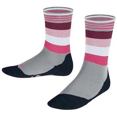 FALKE Unisex Kinder Socken Active Fox K So Baumwolle Funktionsmaterial dünn atmungsaktiv gemustert 1 Paar, Grau Silver 3290, 19-22 FALKE Unisex Kinder Socken Active Fox K So Baumwolle Funktionsmaterial dünn atmungsaktiv gemustert 1 Paar, Grau Silver 3290, 19-22