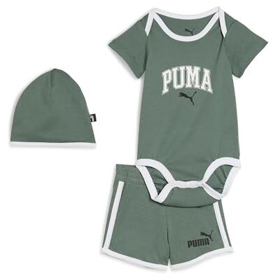 Puma Unisex Baby MINICATS CLASS Newborn 3-Piece Set INF Gestrickte Anzüge, Green Moon, 62 Puma Unisex Baby MINICATS CLASS Newborn 3-Piece Set INF Gestrickte Anzüge, Green Moon, 62