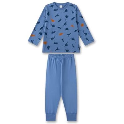 Sanetta Jungen Langarm Schlafanzug 233560 in blau, Kleidergröße:116, Farbe:Blau Sanetta Jungen Langarm Schlafanzug 233560 in blau, Kleidergröße:116, Farbe:Blau
