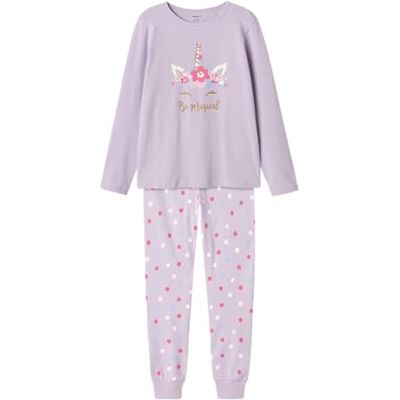 NAME IT Mädchen Nkfnightset Pastel Lilac Magical Noos Nachtwäsche Set, Pastel Lilac, 86-92 EU NAME IT Mädchen Nkfnightset Pastel Lilac Magical Noos Nachtwäsche Set, Pastel Lilac, 86-92 EU