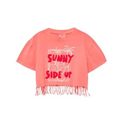 s.Oliver Printshirt im Oversize-Fit mit Fransen s.Oliver Printshirt im Oversize-Fit mit Fransen