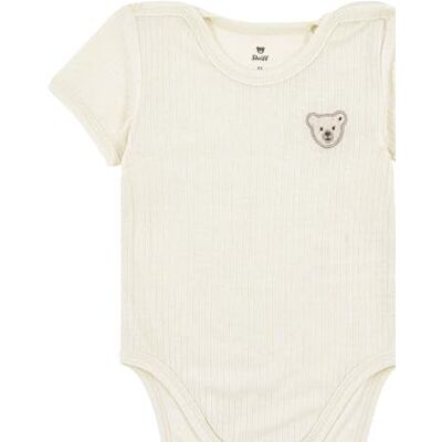 Steiff Body kurzarm EU Größe 56 eggnog, Baby-Body, kurzarm Body-Anzug für Babys, Strampler Einteiler, weicher und bequemer Strampelanzug, waschmaschinenfest Steiff Body kurzarm EU Größe 56 eggnog, Baby-Body, kurzarm Body-Anzug für Babys, Strampler Einteiler, weicher und bequemer Strampelanzug, waschmaschinenfest