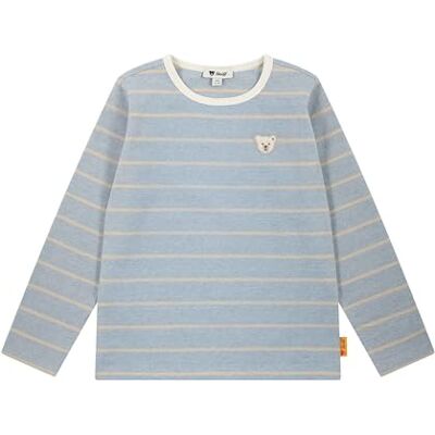 Steiff T-Shirt Langarm EU Größe 122 Stonewash, Langarm-Sweatshirt, Longsleeve für Kinder, Pullover langärmelig, Babyoberteil, ideales Basic Shirt, bequem und weich, waschmaschinenfest Steiff T-Shirt Langarm EU Größe 122 Stonewash, Langarm-Sweatshirt, Longsleeve für Kinder, Pullover langärmelig, Babyoberteil, ideales Basic Shirt, bequem und weich, waschmaschinenfest
