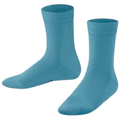 FALKE Unisex kinder Socken Family K So nachhaltige Baumwolle einfarbig 1 Paar, Türkis Petrol 6795, 27-30 FALKE Unisex kinder Socken Family K So nachhaltige Baumwolle einfarbig 1 Paar, Türkis Petrol 6795, 27-30