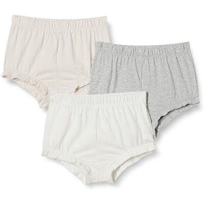 Amazon Essentials Mädchen Shorts im Pumphosenstil aus Baumwolle, 3er-Pack, Neutralfarben, 2 Jahre Amazon Essentials Mädchen Shorts im Pumphosenstil aus Baumwolle, 3er-Pack, Neutralfarben, 2 Jahre