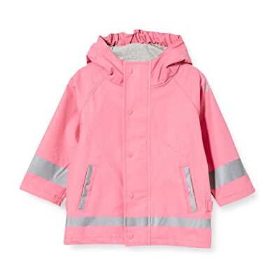 Sterntaler Regenjacke ungefüttert uni Kinder Regenjacke wasserdicht Mädchen Jacke mit verschweißten Nähten, Kapuze und reflektierenden Details robuste Regenbekleidung himbeerrosa, Größe 86 Sterntaler Regenjacke ungefüttert uni Kinder Regenjacke wasserdicht Mädchen Jacke mit verschweißten Nähten, Kapuze und reflektierenden Details robuste Regenbekleidung himbeerrosa, Größe 86