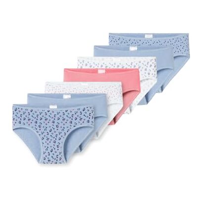 Schiesser Mädchen 7 Pack Slips Unterhosen 95/5 Organic Cotton Bio Baumwolle Größe 92 bis 140 Schiesser Mädchen 7 Pack Slips Unterhosen 95/5 Organic Cotton Bio Baumwolle Größe 92 bis 140