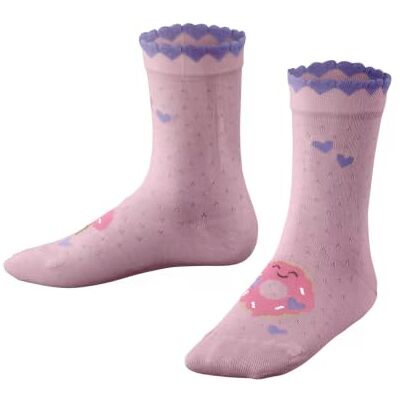 FALKE Unisex Kinder Socken Cute Pastries K So Baumwolle gemustert 1 Paar, Rosa Thulit 8663, 31-34 FALKE Unisex Kinder Socken Cute Pastries K So Baumwolle gemustert 1 Paar, Rosa Thulit 8663, 31-34