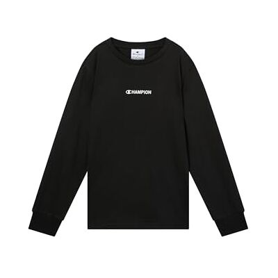 Champion Legacy Jungen Graphic Langarm T-Shirt XL Schwarz, Schwarz, XL Champion Legacy Jungen Graphic Langarm T-Shirt XL Schwarz, Schwarz, XL
