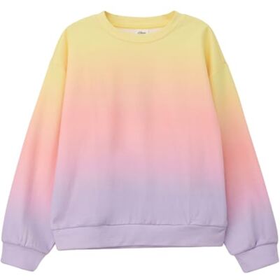 s.Oliver Junior Mädchen Sweatshirt 2178017 Lilac/PINK 158/164 s.Oliver Junior Mädchen Sweatshirt 2178017 Lilac/PINK 158/164