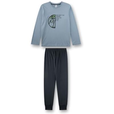 Sanetta Jungen-Schlafanzug lang blau Basketball Hochwertiger und bequemer Schlafanzug aus 100% Baumwolle. Sanetta Jungen-Schlafanzug lang blau Basketball Hochwertiger und bequemer Schlafanzug aus 100% Baumwolle.