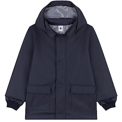 Petit Bateau Jungen Gewachster Mantel, Blau Smoking, 5 Jahre Petit Bateau Jungen Gewachster Mantel, Blau Smoking, 5 Jahre