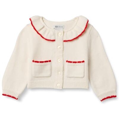 Amazon Essentials x Sofia Grainge Mädchen Strickjacke, Elfenbein, 9 Jahre Amazon Essentials x Sofia Grainge Mädchen Strickjacke, Elfenbein, 9 Jahre