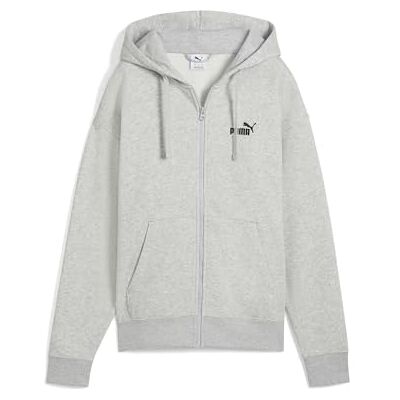 Puma Mädchen ESS Small No. 1 Logo Comfort Full-Zip Hoodie FL Hooded Sweatshirt, Light Gray Heather, Puma Mädchen ESS Small No. 1 Logo Comfort Full-Zip Hoodie FL Hooded Sweatshirt, Light Gray Heather,