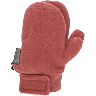 Sterntaler Baby Unisex Kinder Fäustel Handschuh Baby Fäustlinge Winter, Baby Handschuhe aus Microfleece mit Klettverschluss rosa, 3 Sterntaler Baby Unisex Kinder Fäustel Handschuh Baby Fäustlinge Winter, Baby Handschuhe aus Microfleece mit Klettverschluss rosa, 3