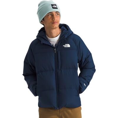 THE NORTH FACE Jungen North Hoodie Daunenjacke, Summit Navy, 128 THE NORTH FACE Jungen North Hoodie Daunenjacke, Summit Navy, 128