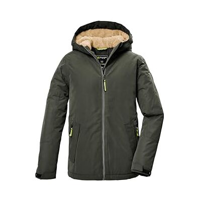 Killtec Jungen Funktionsjacke/Winterjacke mit Kapuze KOW 377 BYS JCKT, dark moss, 164, 42169-000 Killtec Jungen Funktionsjacke/Winterjacke mit Kapuze KOW 377 BYS JCKT, dark moss, 164, 42169-000