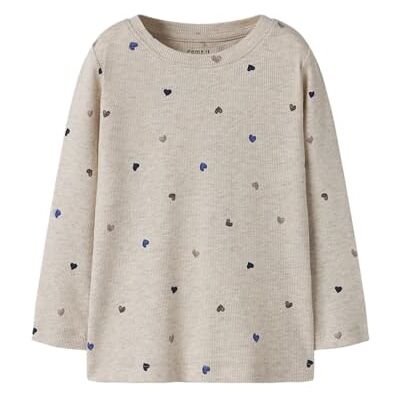 NAME IT Mädchen Nmfnutti Ls Top Noos, Peyote Melange, 98 EU NAME IT Mädchen Nmfnutti Ls Top Noos, Peyote Melange, 98 EU