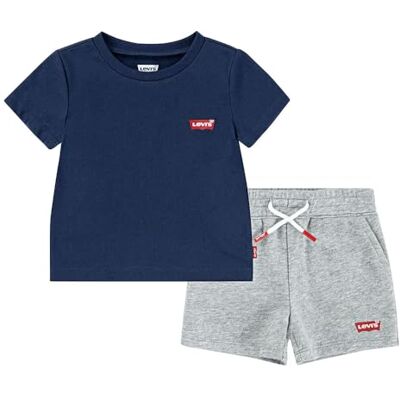 Levi's Boy's SE-Sets Shorts, Dress Blues, 3 Jahre Levi's Boy's SE-Sets Shorts, Dress Blues, 3 Jahre