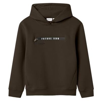NAME IT Nkmleonas Ls Nreg Sweat Wh Bru NAME IT Nkmleonas Ls Nreg Sweat Wh Bru
