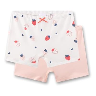 Sanetta Mädchen-Shorts (Doppelpack) rosa & beige Erdbeere Hochwertige und nachhaltige Unterhose für Mädchen aus Baumwolle. Sanetta Mädchen-Shorts (Doppelpack) rosa & beige Erdbeere Hochwertige und nachhaltige Unterhose für Mädchen aus Baumwolle.