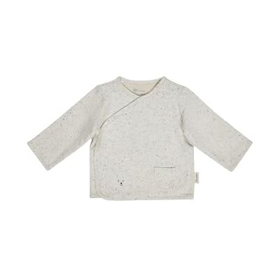 Sterntaler Babyjacke – Baby und Kinder – aus melange Jersey mit Farbsprenkel, gewickelt und seitlich geknöpft – ecru, Größe 62 Sterntaler Babyjacke – Baby und Kinder – aus melange Jersey mit Farbsprenkel, gewickelt und seitlich geknöpft – ecru, Größe 62