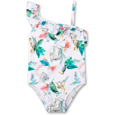 Sanetta Mädchen-Badeanzug Off-White asymmetrisch Bequemer und praktischer Badeanzug aus Polyamid-Mix für Mädchen. Bademode für Kinder Sanetta Mädchen-Badeanzug Off-White asymmetrisch Bequemer und praktischer Badeanzug aus Polyamid-Mix für Mädchen. Bademode für Kinder