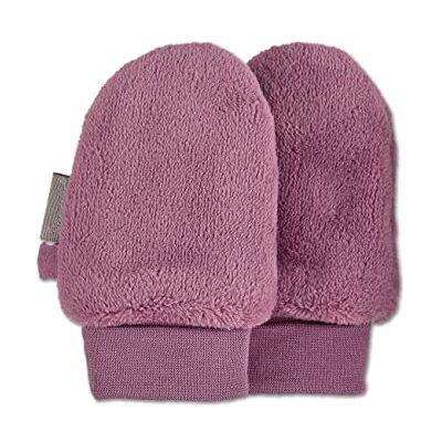 Sterntaler Unisex Baby Fäustlinge Ohne Daumen aus Teddyflausch, Elastisches Bündchen, Rosa, 1 Sterntaler Unisex Baby Fäustlinge Ohne Daumen aus Teddyflausch, Elastisches Bündchen, Rosa, 1