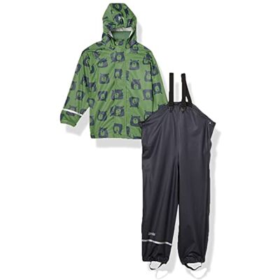 CareTec Baby und Kinder Regenjacke und Regenhose im Set, Elm Green (906), 74 CareTec Baby und Kinder Regenjacke und Regenhose im Set, Elm Green (906), 74