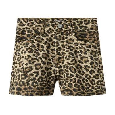 NAME IT Mädchen Nkfrose Hw Shorts 4444-Td Noos, Silver Mink, 128 NAME IT Mädchen Nkfrose Hw Shorts 4444-Td Noos, Silver Mink, 128