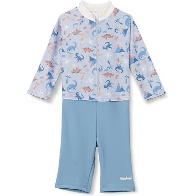Playshoes UV-Schutz Einteiler Unisex Kinder Badeanzug Schwimmanzug Badebekleidung, Dino Allover Langarm, 98/104 Playshoes UV-Schutz Einteiler Unisex Kinder Badeanzug Schwimmanzug Badebekleidung, Dino Allover Langarm, 98/104