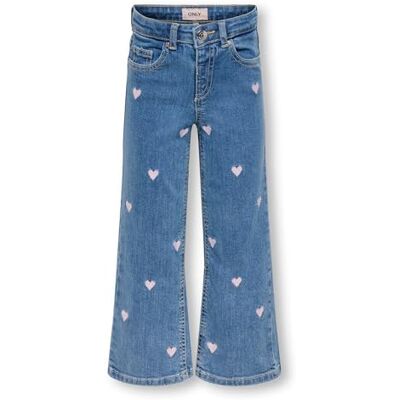 ONLY Girl Jeans mit weitem Bein KMGJUICY Weiter Beinschnitt Jeans ONLY Girl Jeans mit weitem Bein KMGJUICY Weiter Beinschnitt Jeans