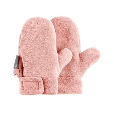 Sterntaler Fäustlinge mit Daumen aus Microfleece Mädchen Baby und Kinder Handschuhe mit Klettverschluss und wärmendem Futter mattrosa, 3 Sterntaler Fäustlinge mit Daumen aus Microfleece Mädchen Baby und Kinder Handschuhe mit Klettverschluss und wärmendem Futter mattrosa, 3