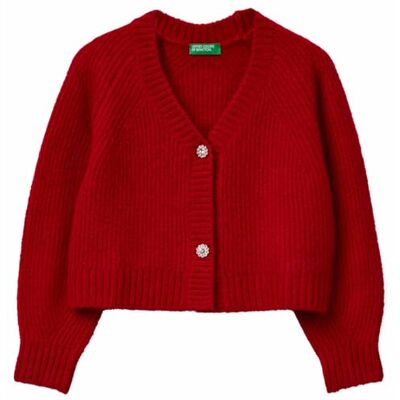 United Mädchen und Jungen Cardigan M/L 1rg7c601y Strickjacke, rot, 170 cm United Mädchen und Jungen Cardigan M/L 1rg7c601y Strickjacke, rot, 170 cm