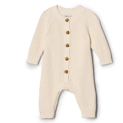 Amazon Essentials x Sofia Grainge Unisex Baby Spielanzug aus Strick, Elfenbein, 6-9 Monate Amazon Essentials x Sofia Grainge Unisex Baby Spielanzug aus Strick, Elfenbein, 6-9 Monate