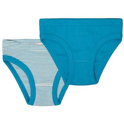 loud + proud Doppelpack Kinder Unterhosen Slips, Feinripp aus Bio Baumwolle und GOTS Zertifiziert loud + proud Doppelpack Kinder Unterhosen Slips, Feinripp aus Bio Baumwolle und GOTS Zertifiziert