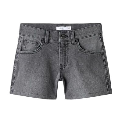NAME IT Mädchen Nkfrose Wide DNM Shorts 1061-Dt Tb, Medium Grey Denim, 134 NAME IT Mädchen Nkfrose Wide DNM Shorts 1061-Dt Tb, Medium Grey Denim, 134
