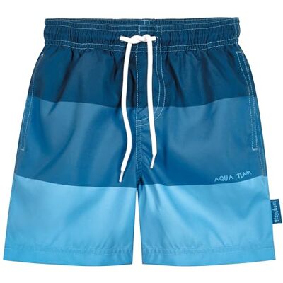 Playshoes Jungen Badehose Boardshorts, Blau Color Block, 86-92 Playshoes Jungen Badehose Boardshorts, Blau Color Block, 86-92