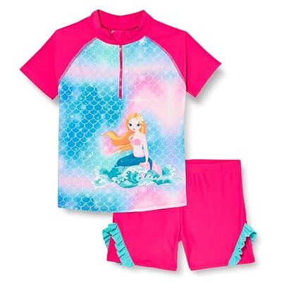 Playshoes zweiteilig Schwimmshirt Badeshorts Badebekleidung Unisex Kinder,Meerjungfrau,74-80 Playshoes zweiteilig Schwimmshirt Badeshorts Badebekleidung Unisex Kinder,Meerjungfrau,74-80